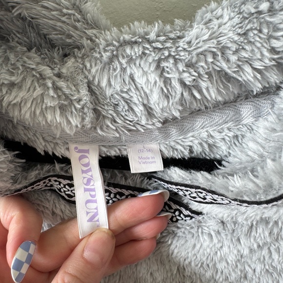 Joyspun women’s oversized, hooded, plush lounger size large - Picture 3 of 9